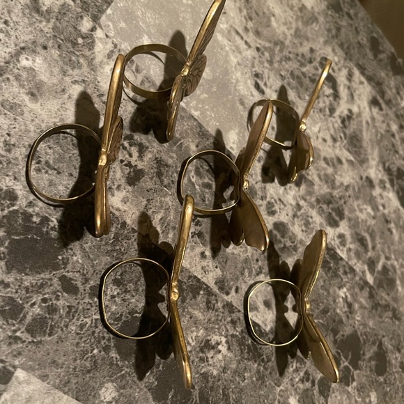 Set of 6 Vintage Napkin Rings - Picture 4 of 4